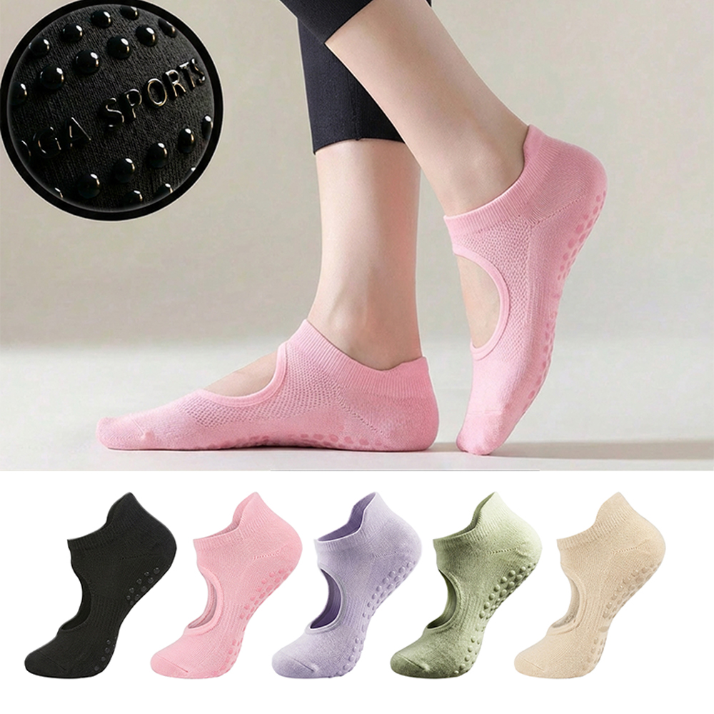 2/12PC Backless Non-slip Fitne - Medias Para Pilates Y Yoga review and price